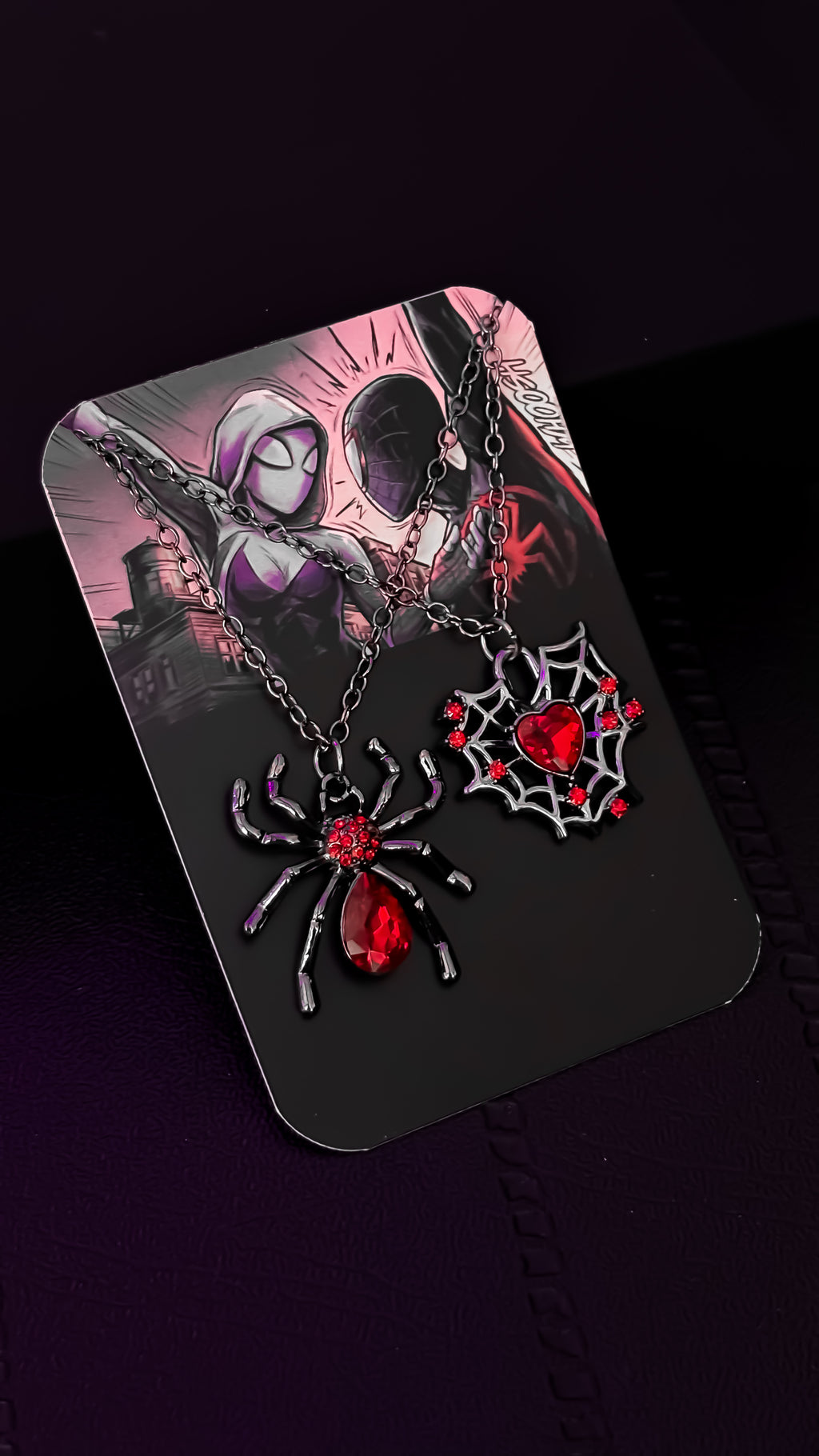 Collar match Spiderman SpiderGwen cm045