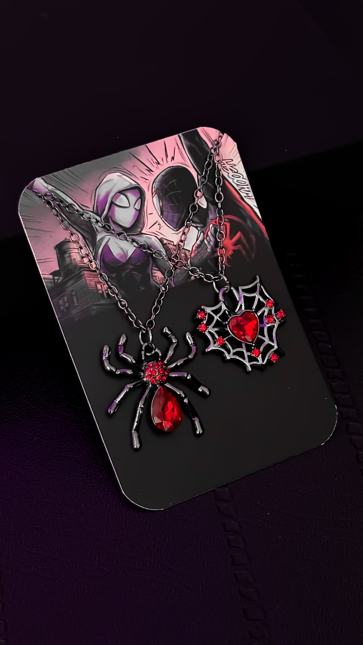 Collar match Spiderman SpiderGwen cm045