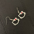 Aretes rectos Hello Kitty T081