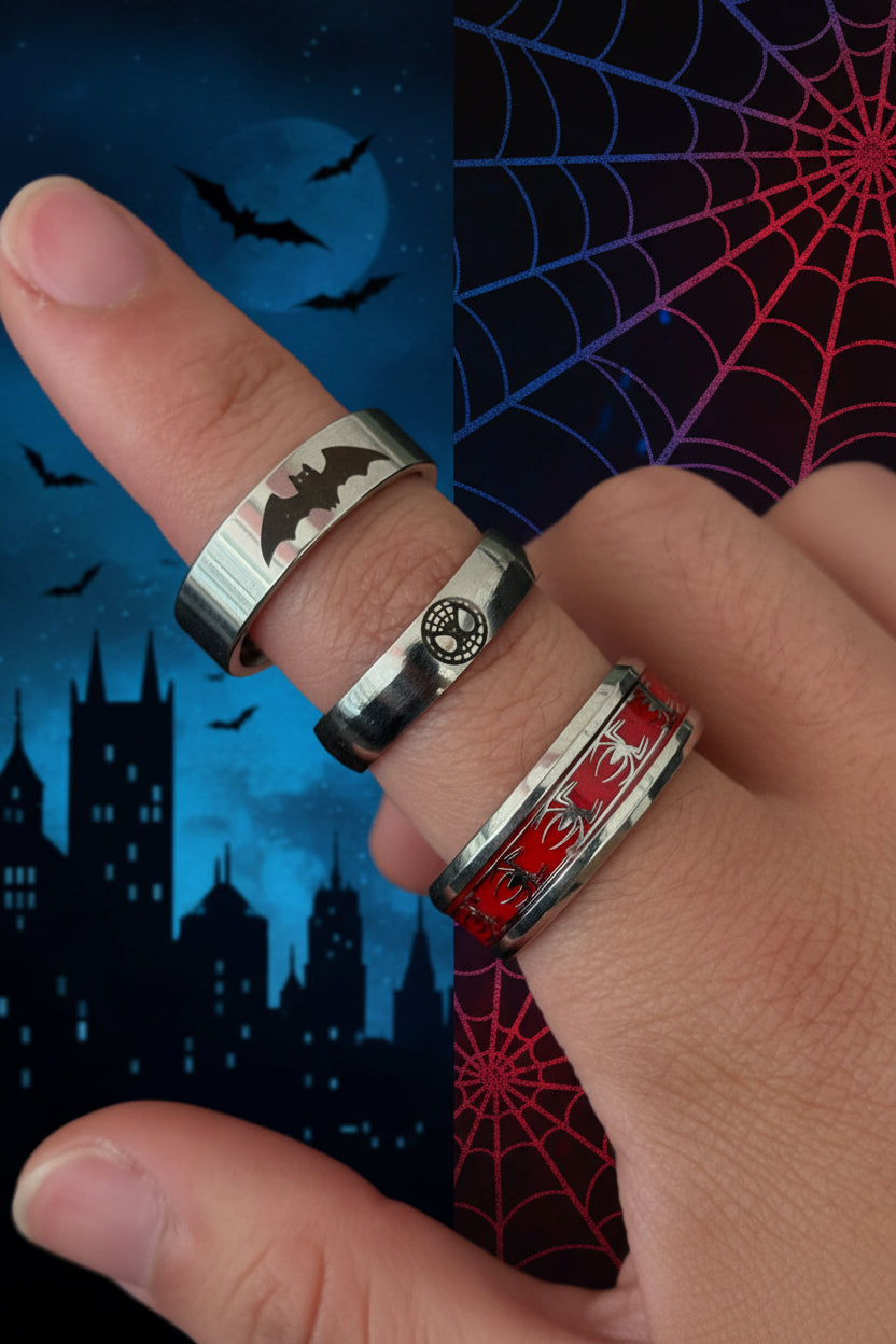 Anillo unisex Spiderman / Batman LLX033