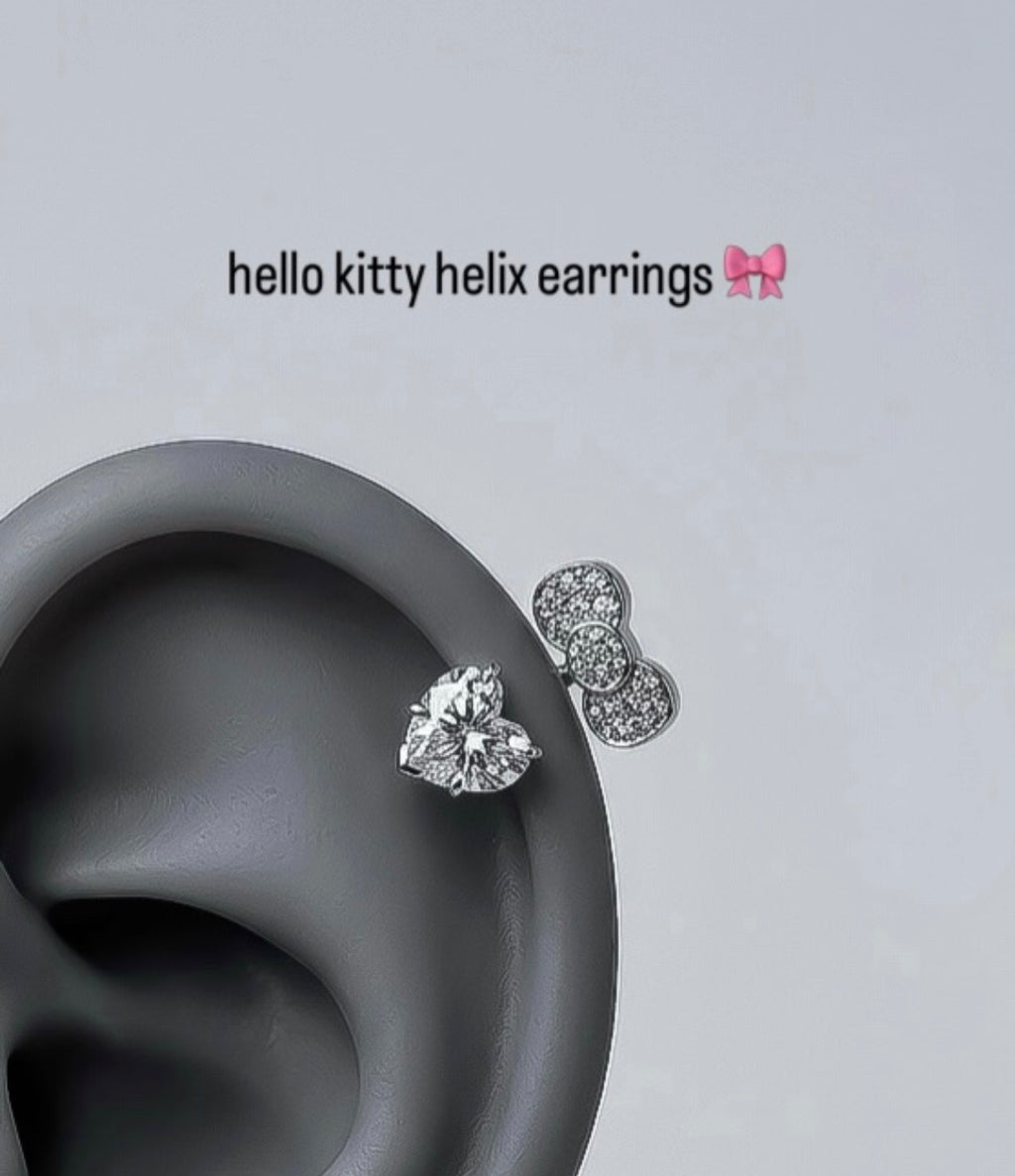 Piercing oreja hello Kitty o020