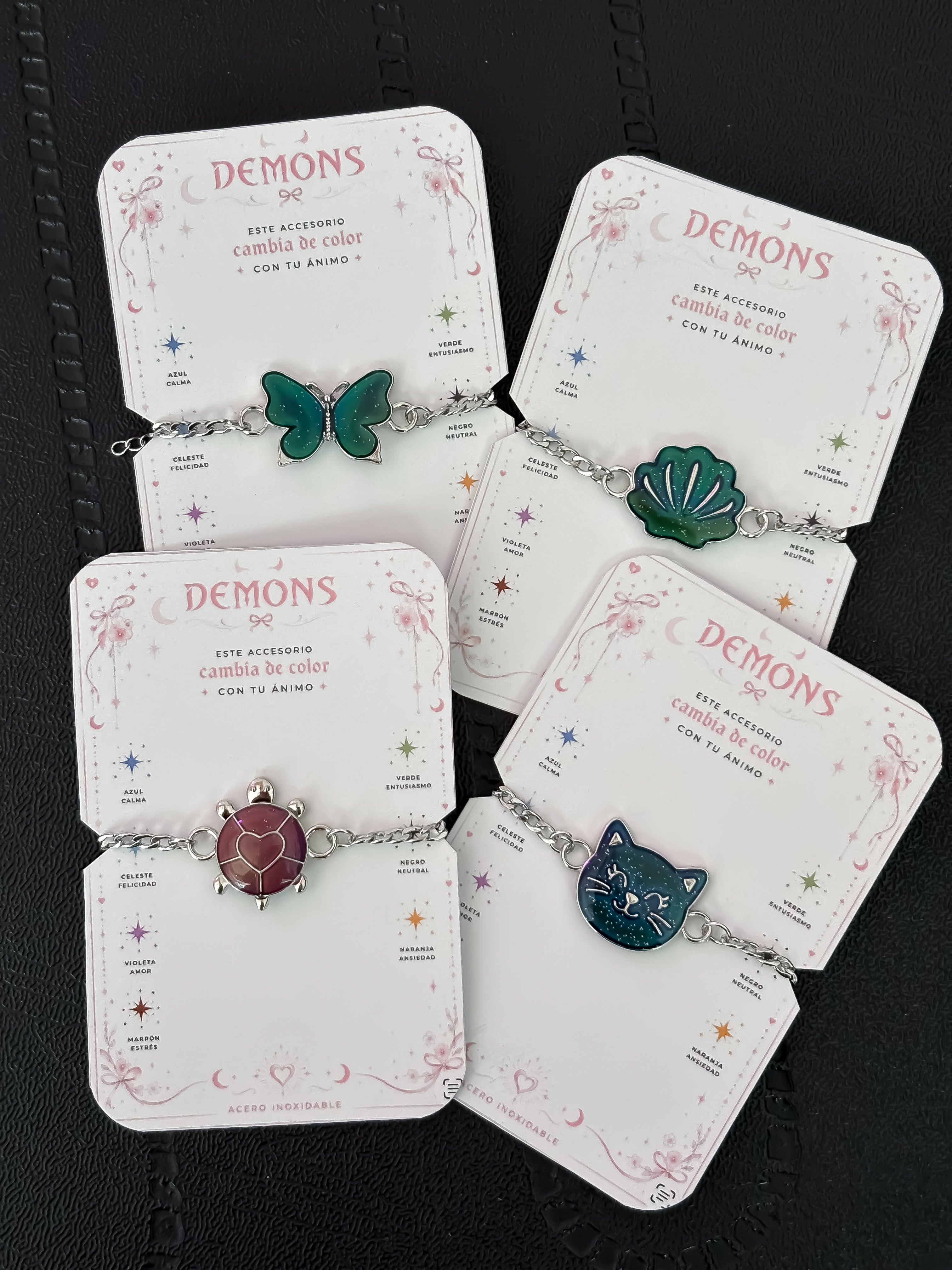 Pulsera mujer. Cambia de color con tu ánimo. Pj030