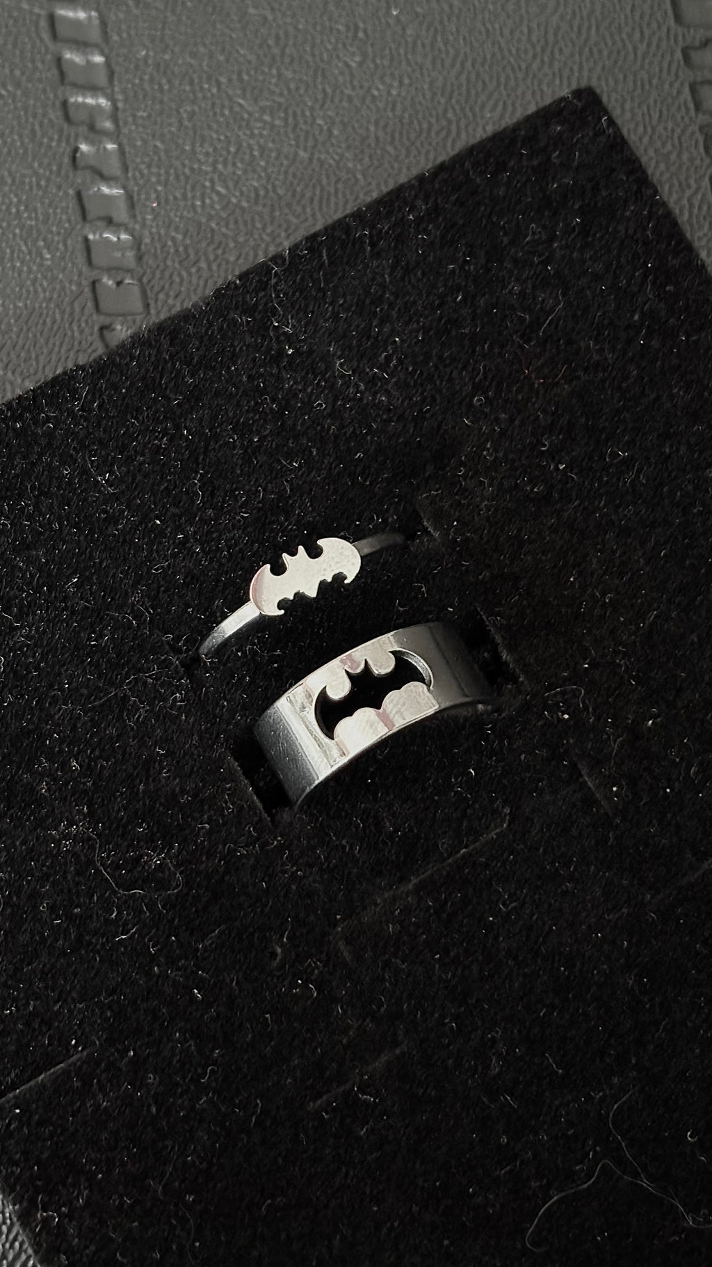 Anillo match Spiderman x Batman llm012