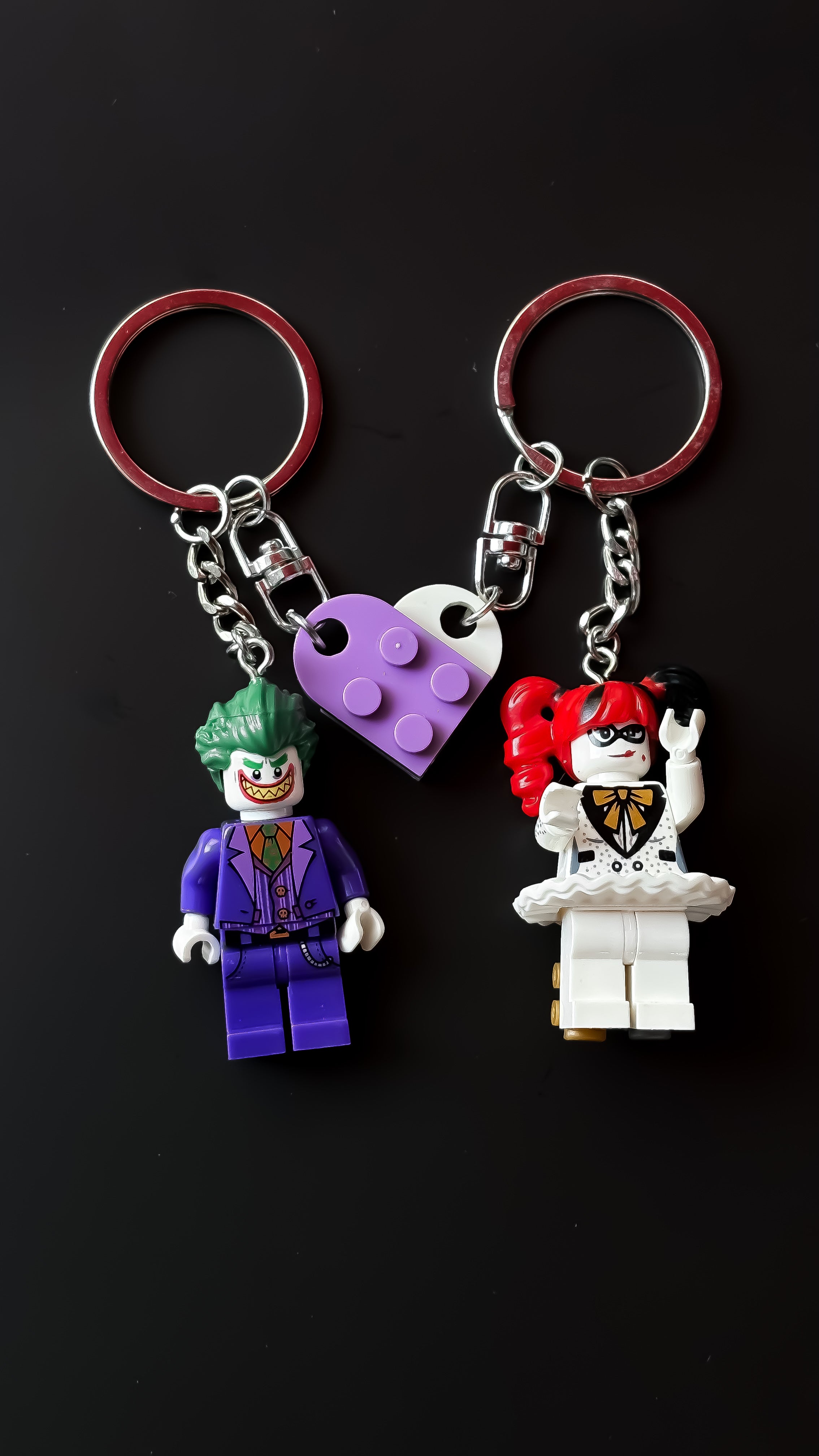 Llavero Lego Joker Y Harley Queen  u012