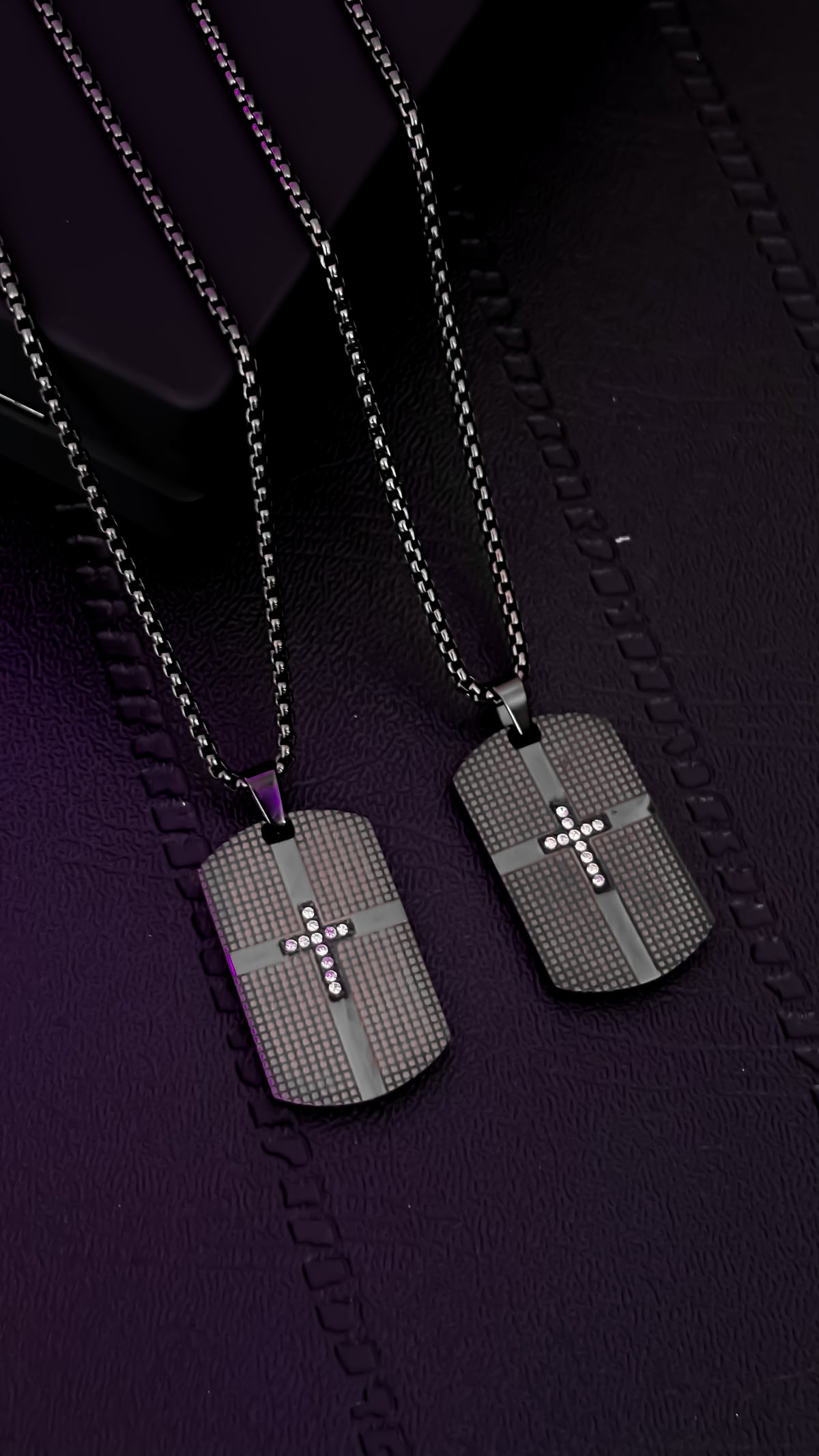 Collar unisex Placa Cruz Cubana CX168