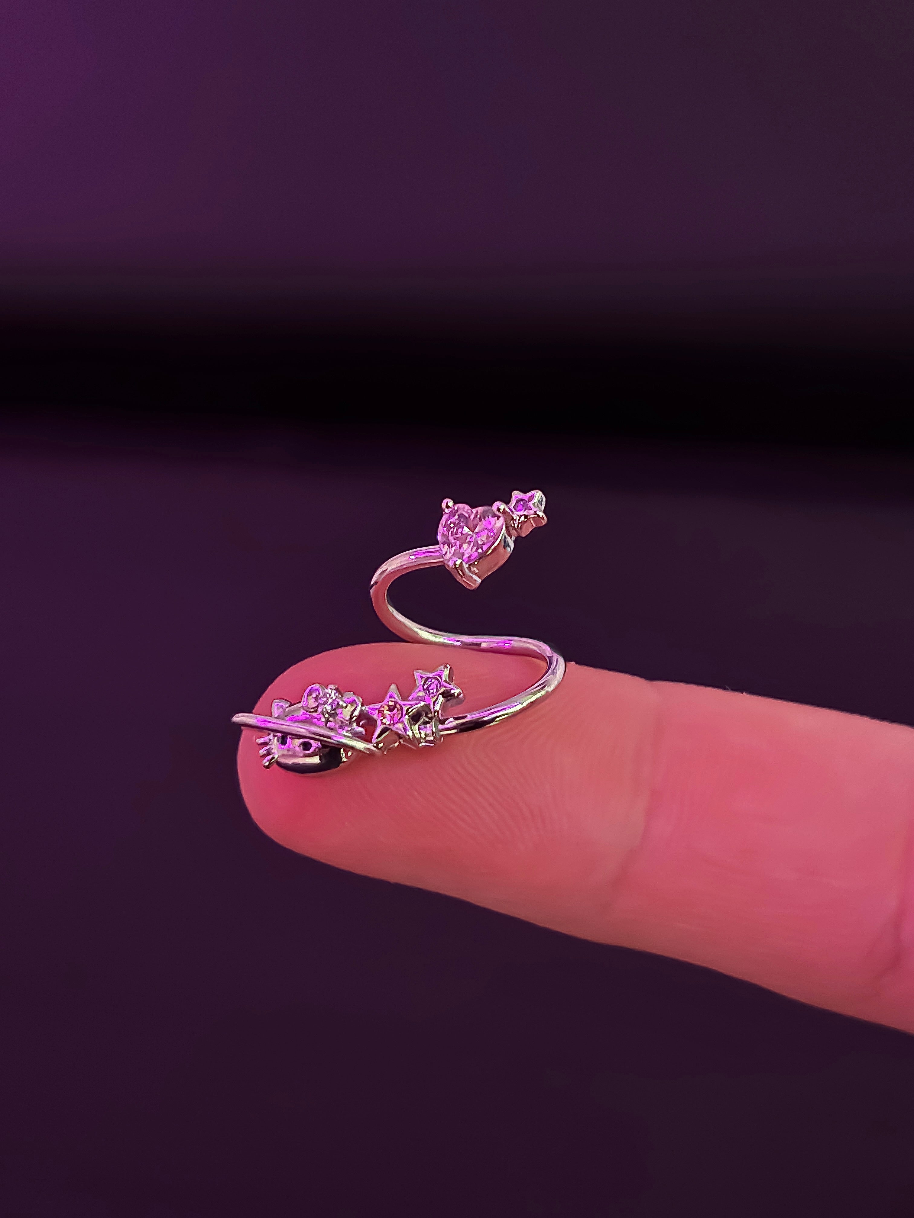 Piercing oreja Hello Kitty o005