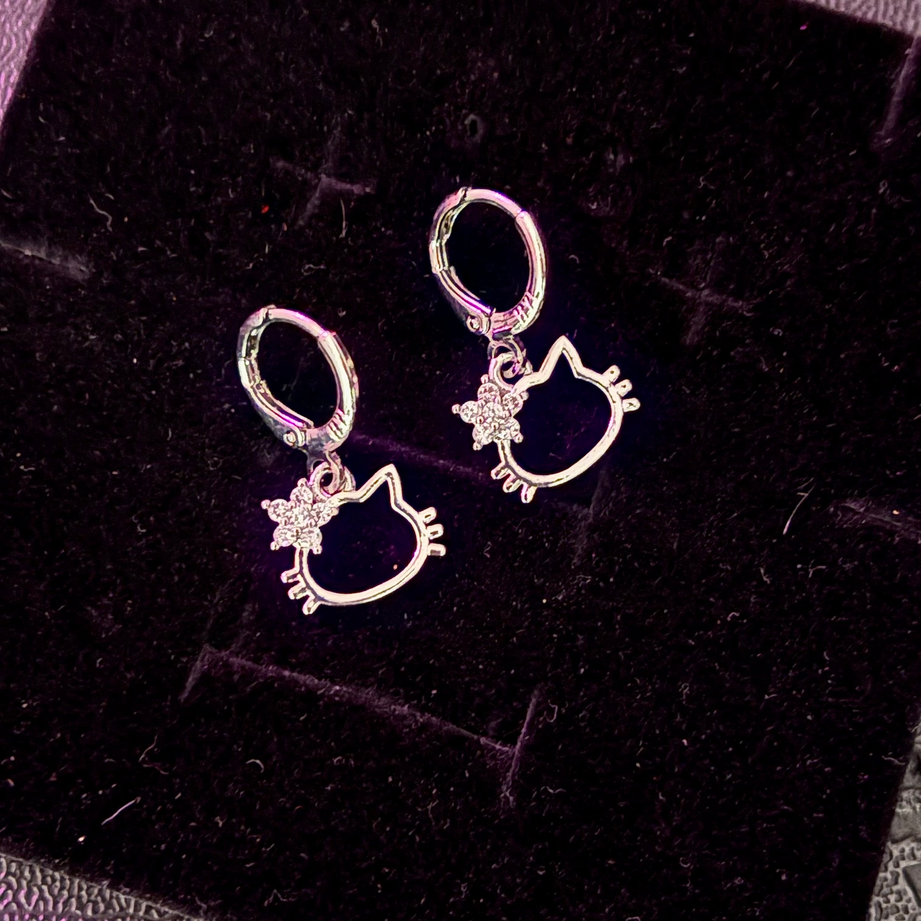 Aretes argolla Hello Kitty AG051