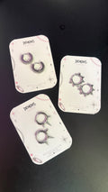 Aretes argollas crunge AG053