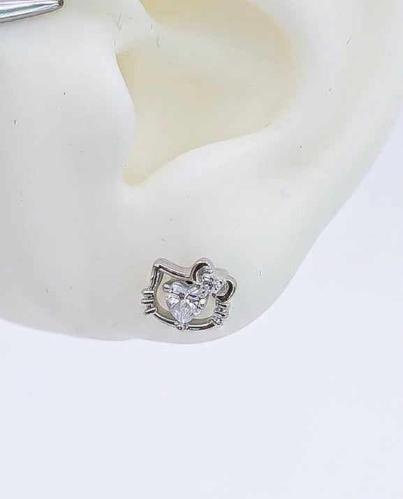 Piercing oreja Hello Kitty o009