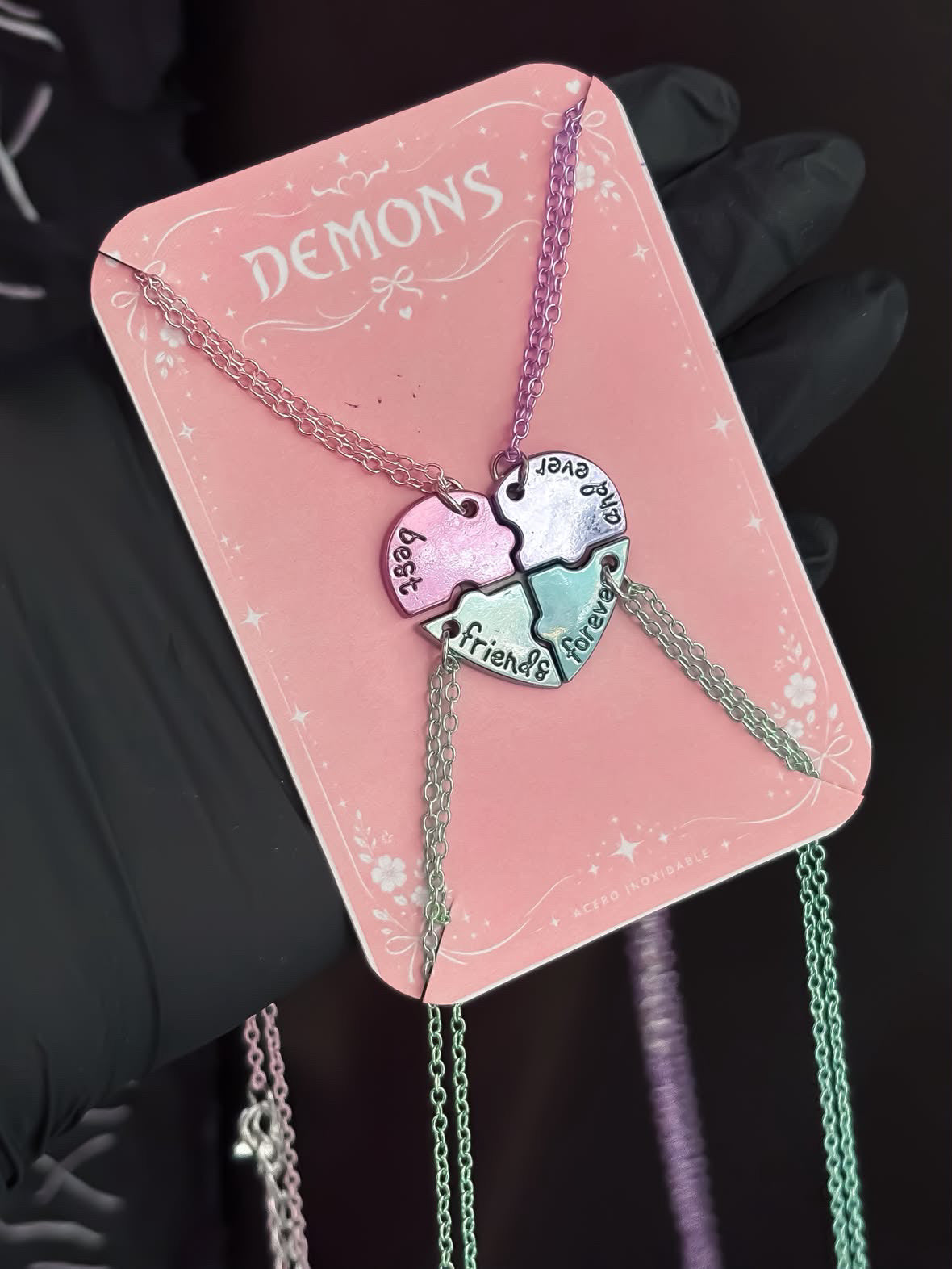 Collar match. Compartir 4 personas.