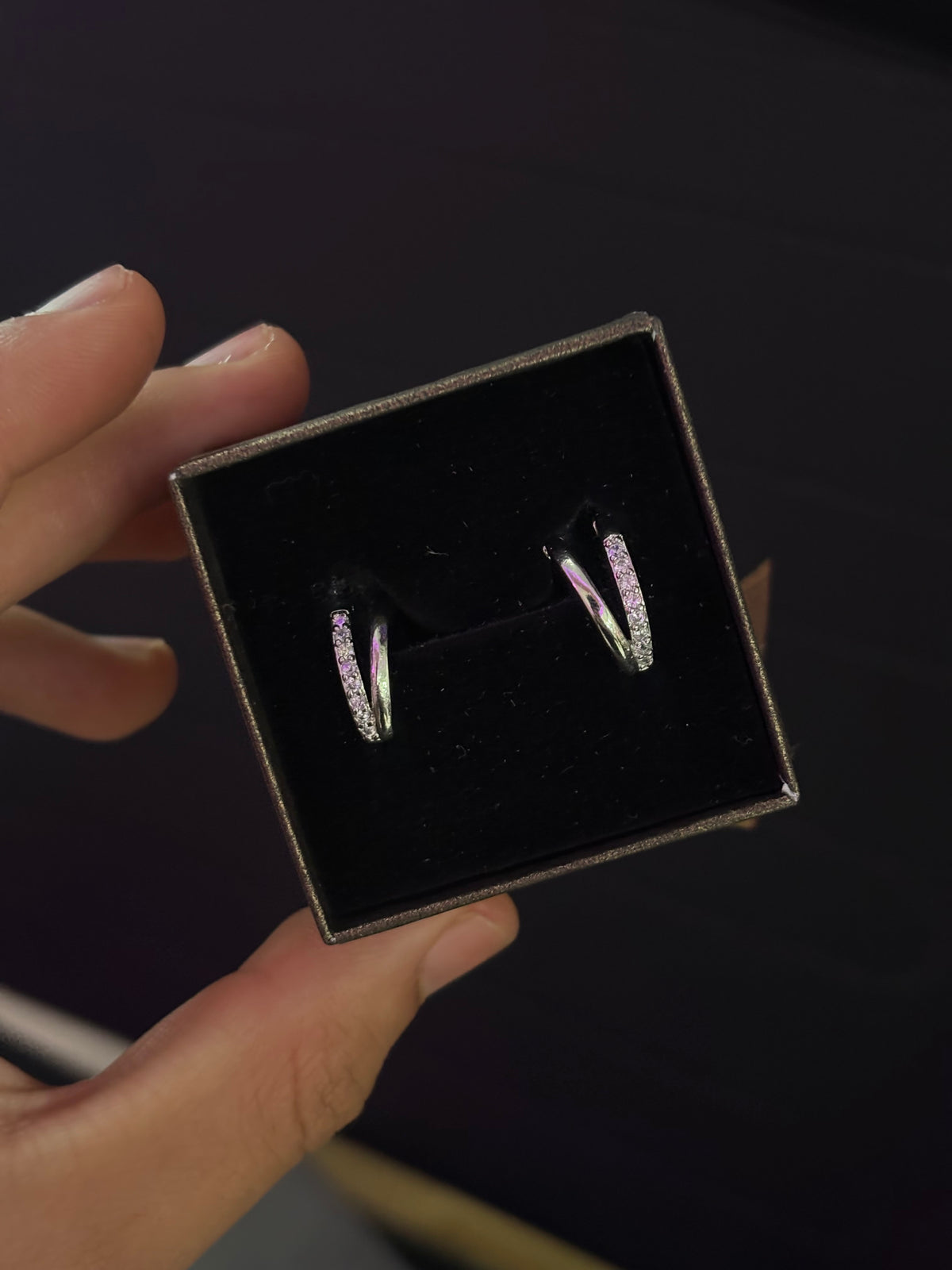 Aretes argollas plata 925 AG054